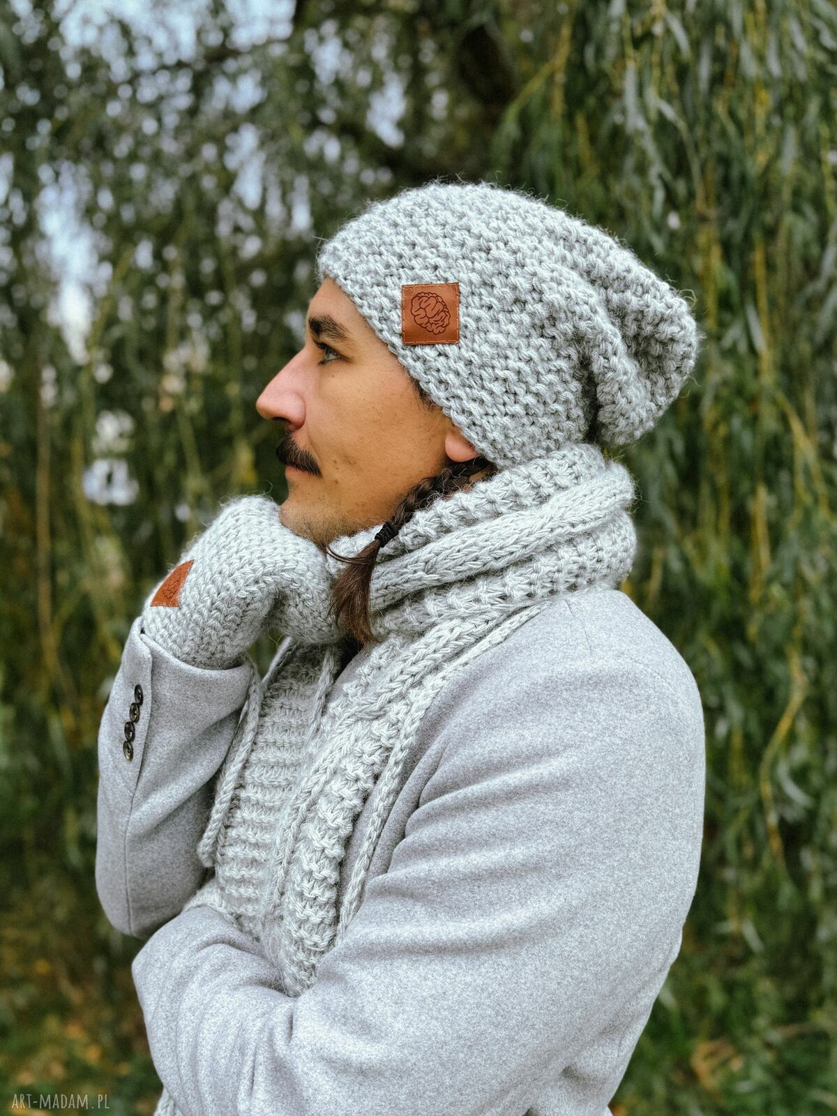 Męska czapka zimowa Neverland z merino, alpaka i jedwabiem