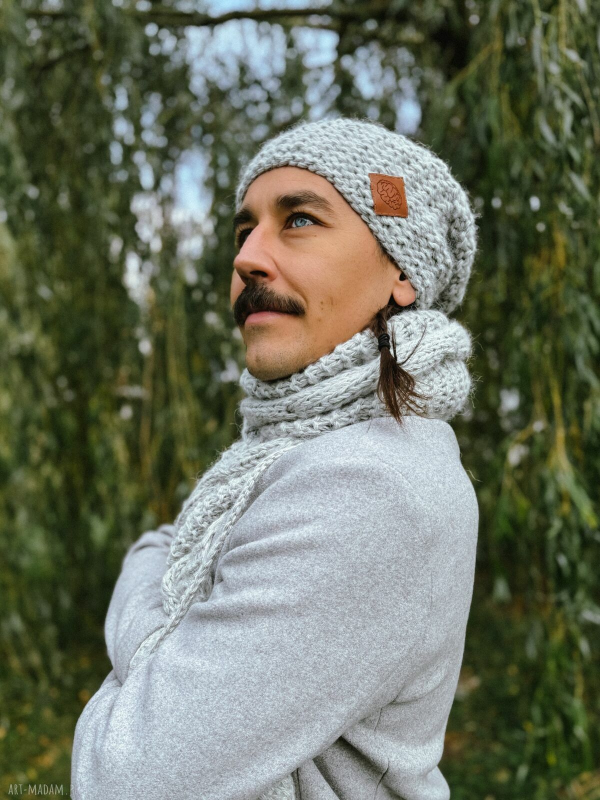 Męska czapka zimowa Neverland z merino, alpaka i jedwabiem