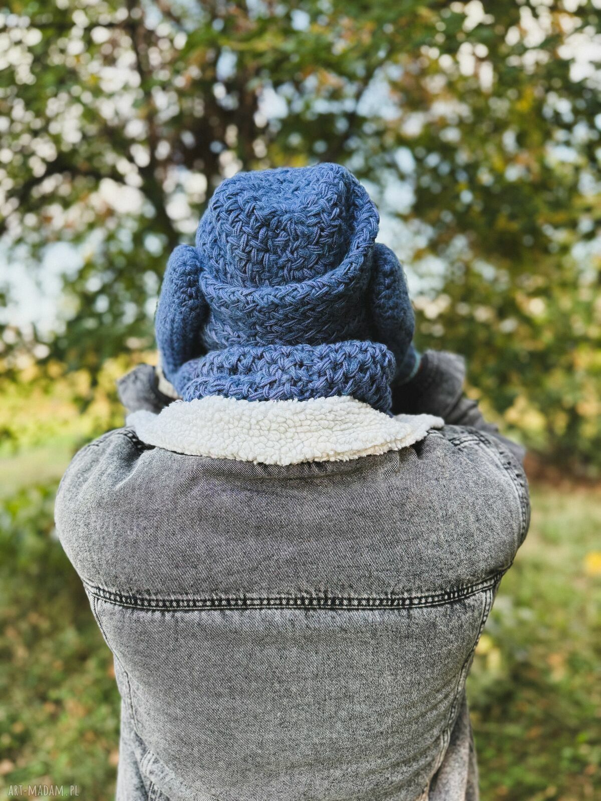 Męska czapka Merino Explorer w ciemnym granacie