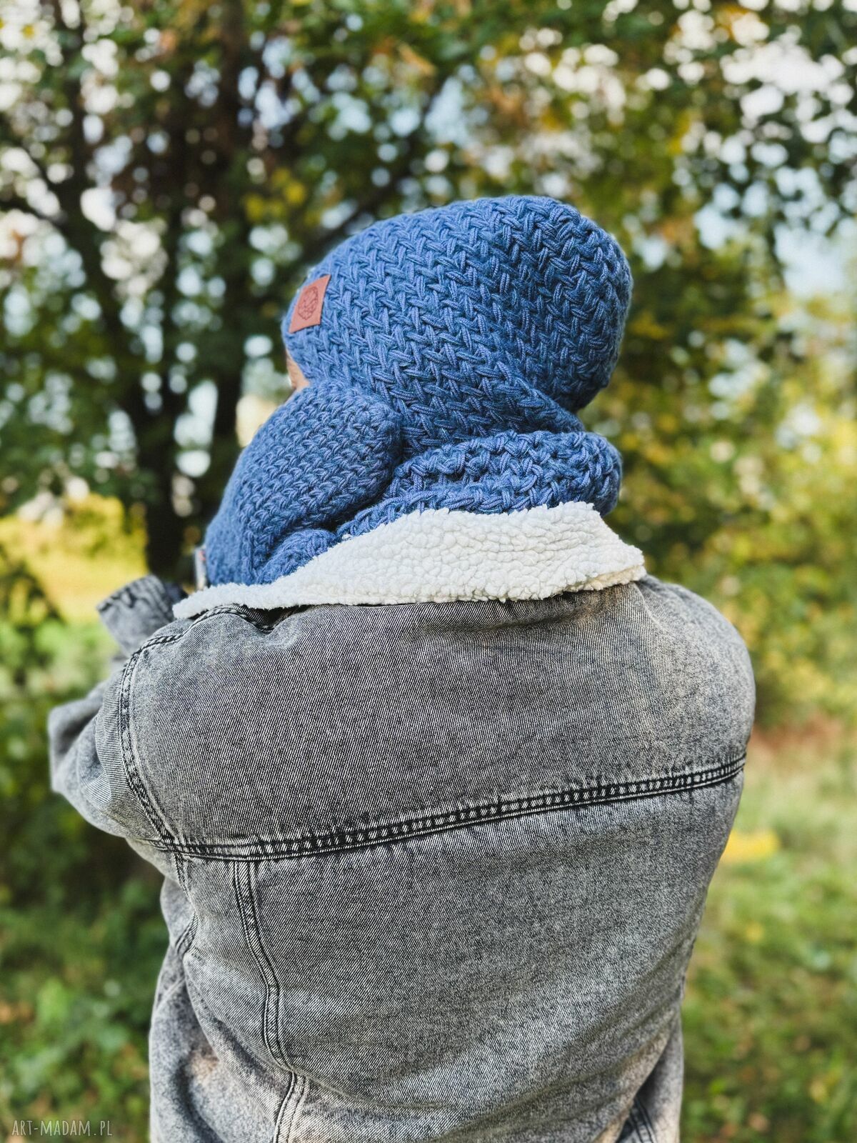 Męska czapka Merino Explorer w ciemnym granacie