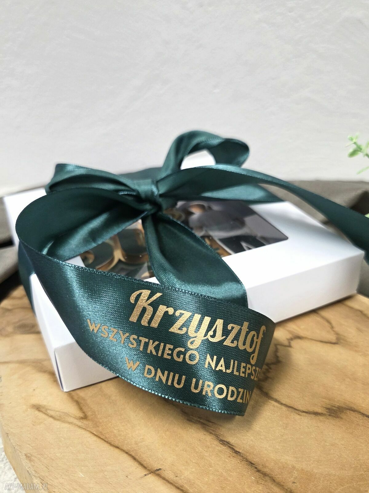 Męska kartka urodzinowa w pudełeczku z personalizacją