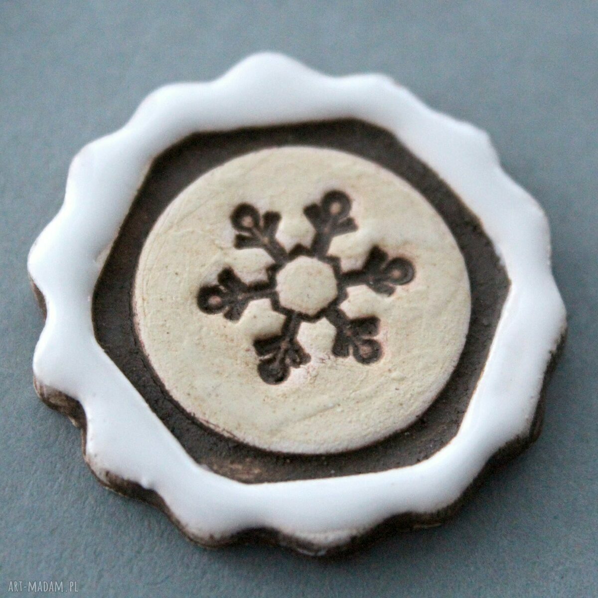 Ceramiczne magnesy Messengery na lodówkę - komplet 7