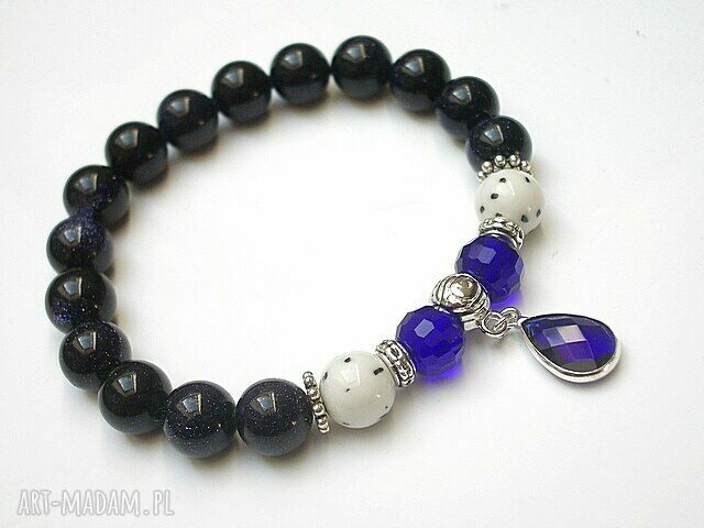 cobalt and white /11.08.15/ hand made