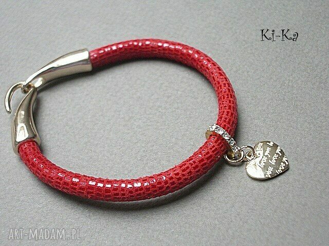 STRAP RED HEART /27.04.15/ HandMade