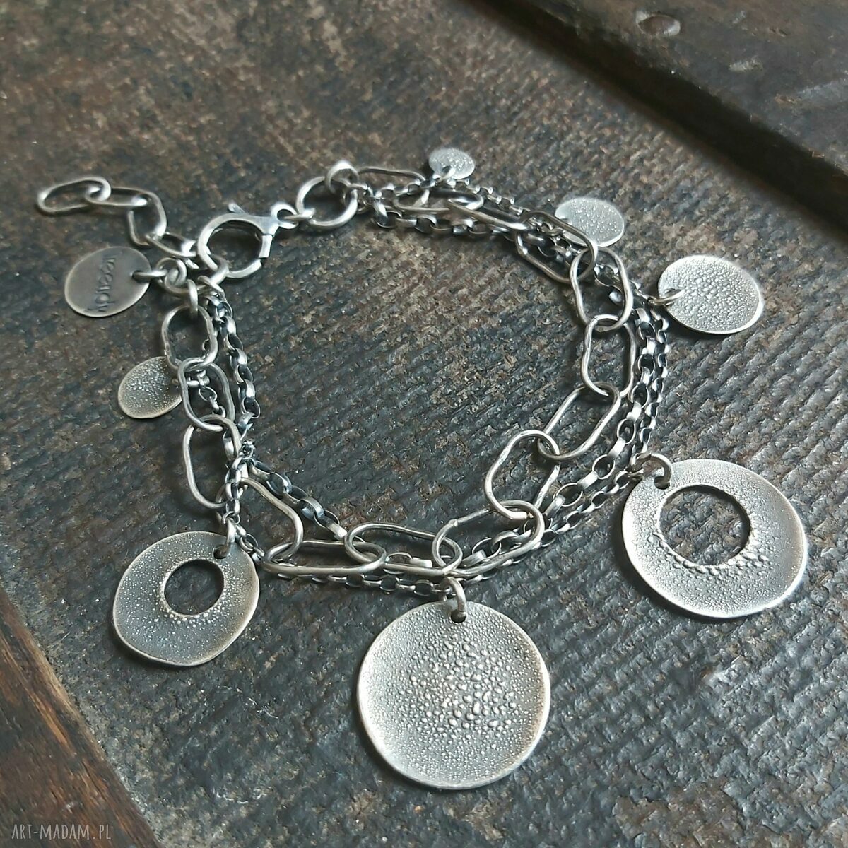 Bransoletka srebrna HandMade