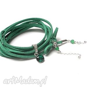 choker 2 w 1 - emerald