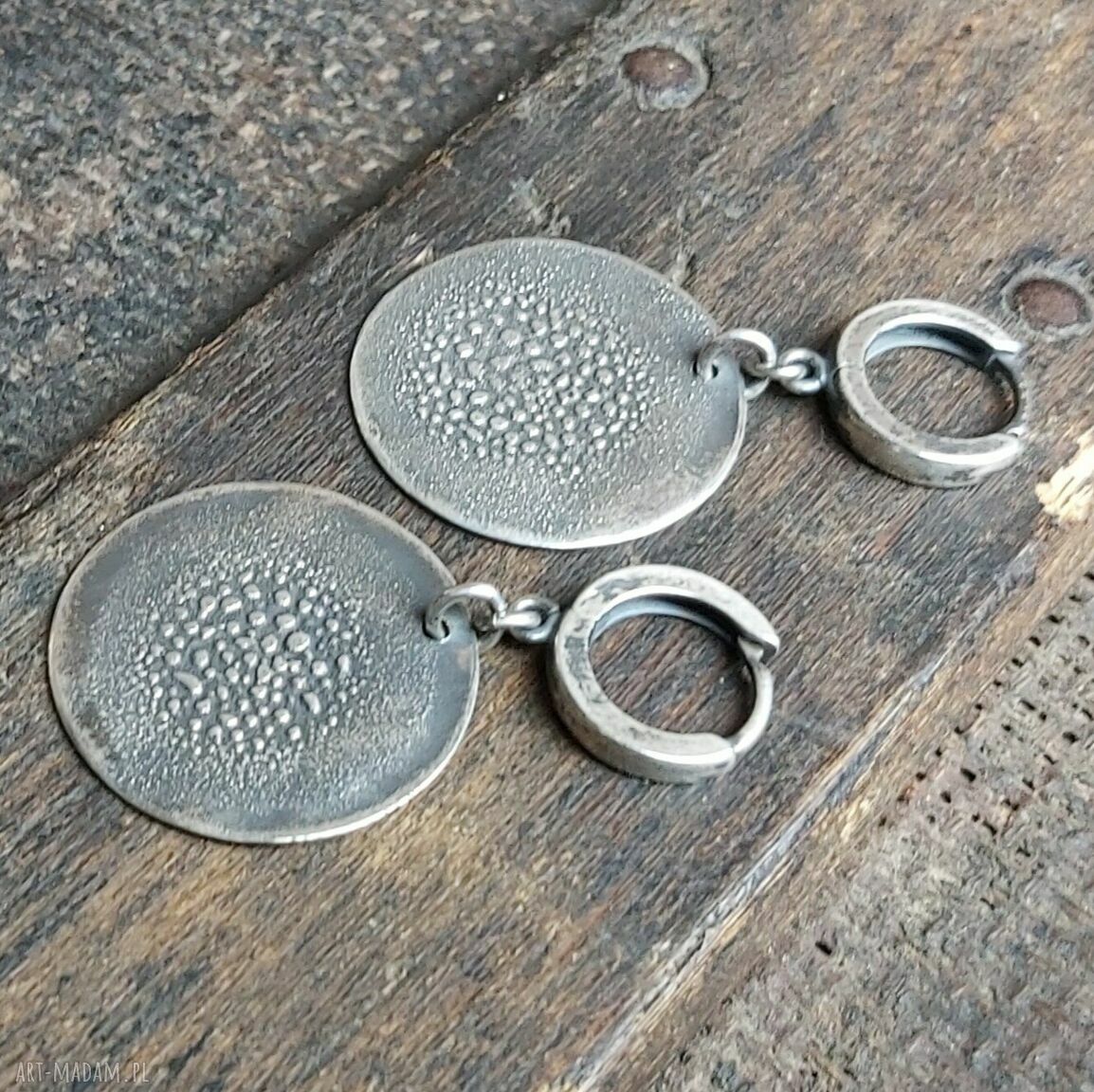 Kolczyki srebrne handmade