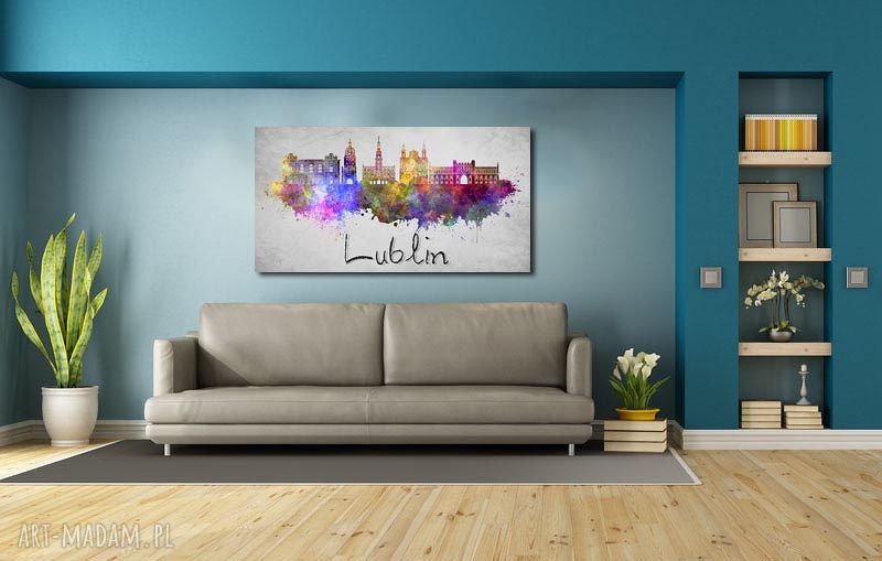 Miasto Lublin 2 - obraz na płótnie XXL 120x70 cm