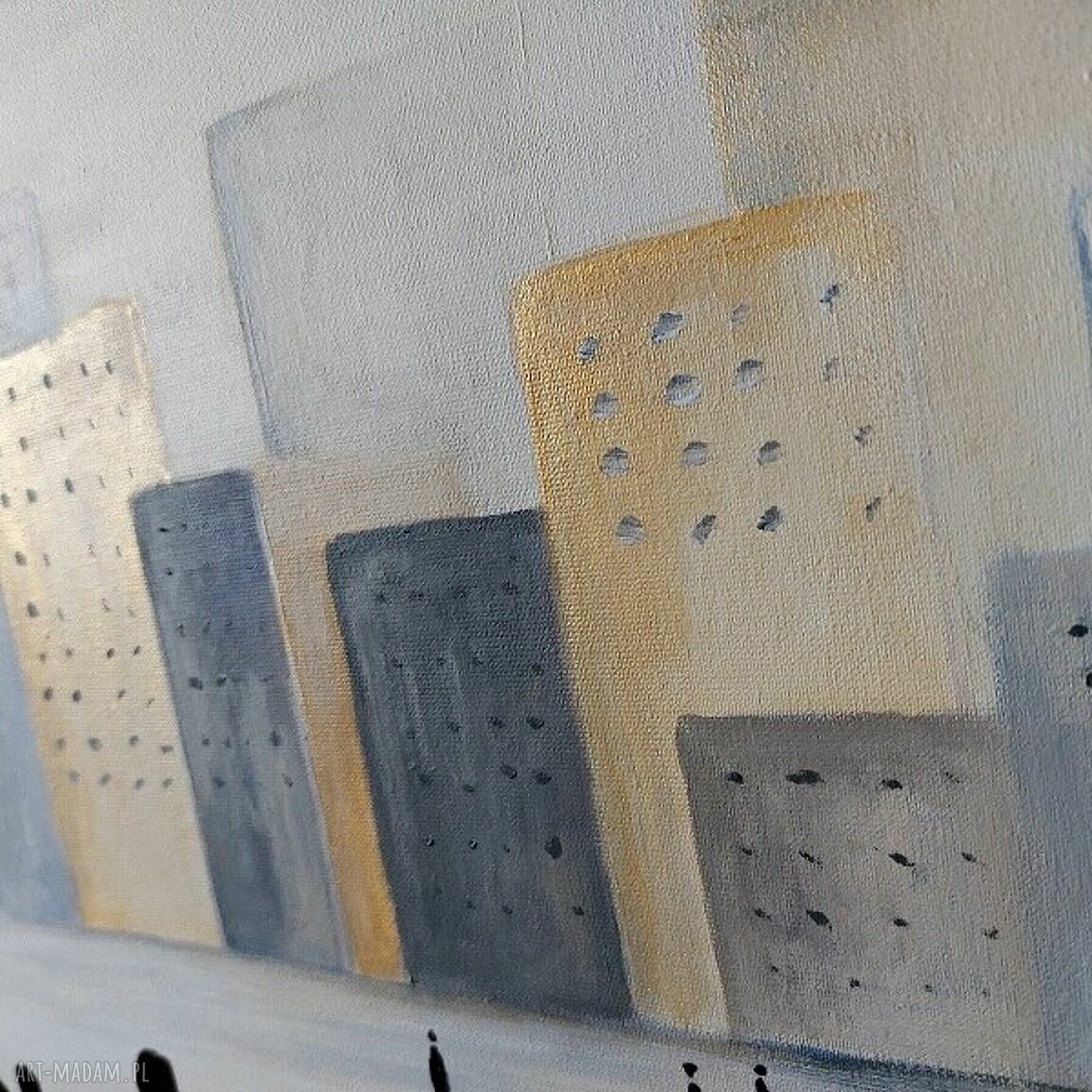 MIASTO - obraz akrylowy 70 x 50 cm na płótnie (Paulina Lebida)