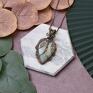 złote wisiorki wisiorek wire wrapping miedziany