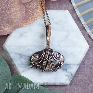 spirit of copper miedziany wisiorek wire wrapping