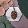 amulet wisiorki czerwone miedziany wisiorek wire wrapping