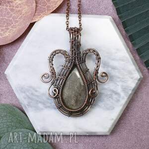 spirit of copper miedziany wisiorek wire wrapping