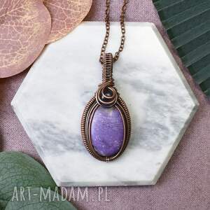 spirit of copper miedziany wisiorek wire wrapping