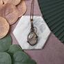 wisiorek wire wrapping wisiorki złote miedziany