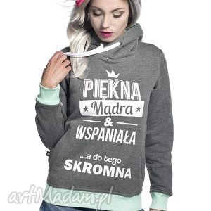 bluza piękna i mądra grafit