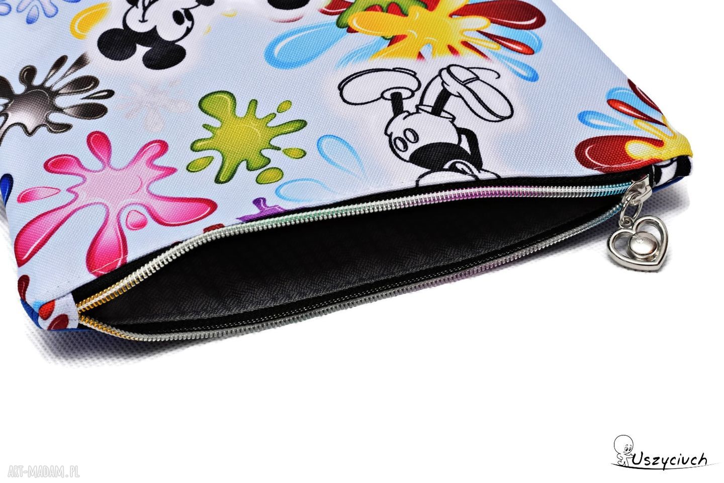 Kosmetyczka Miki, saszetka myszka Mickey, wodoodporna - duża kolorowa
