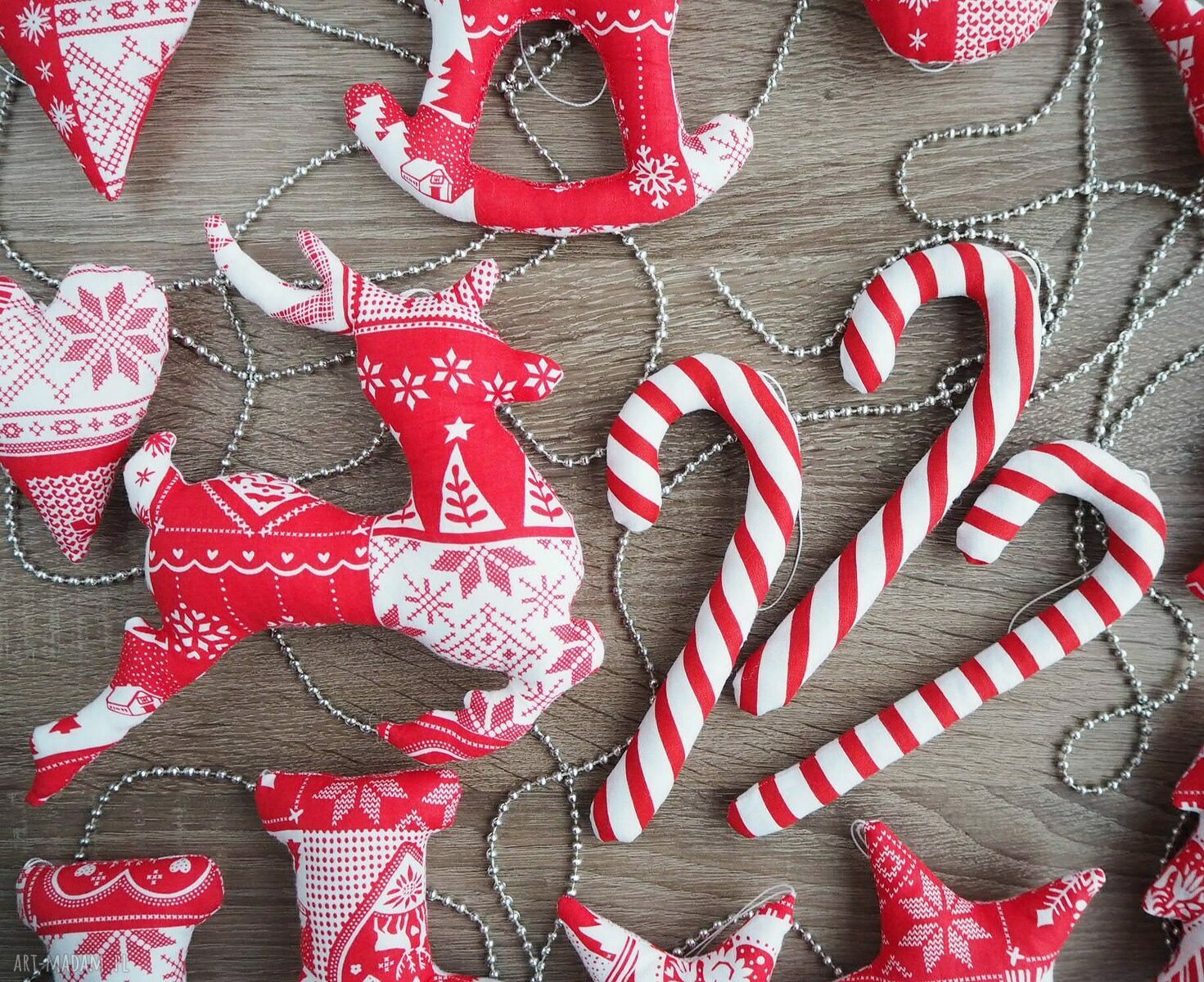 upominki na święta: BOMBKI ZAWIESZKI ZESTAW 15 SZTUK HandMade