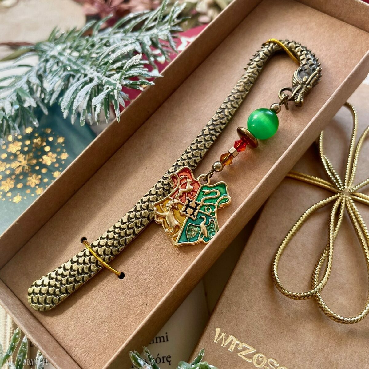 upominki na święta: Zakładka dla fana magii i czarodzieja ;) Hand Made