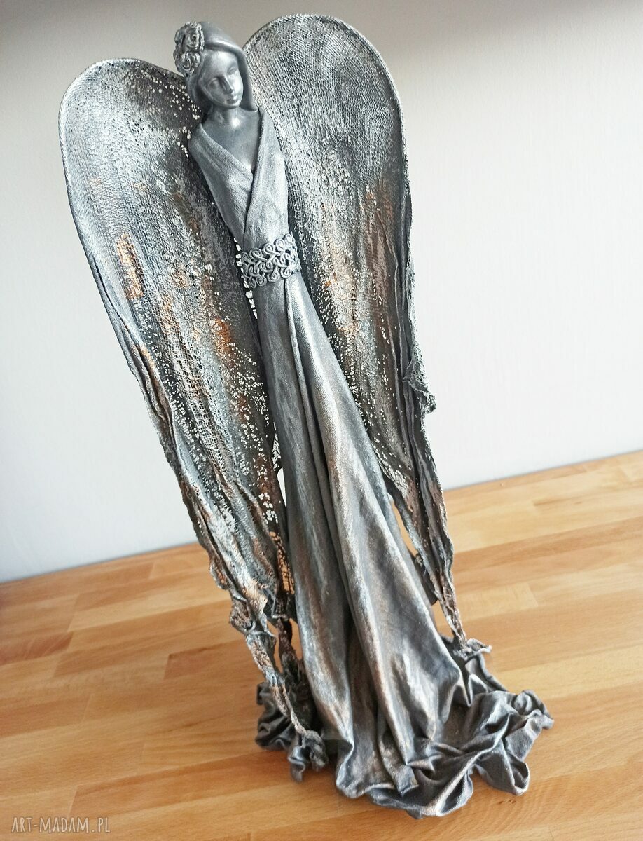 Anioł Miłości - ręcznie robiony anioł stróż (ok. 47 cm)