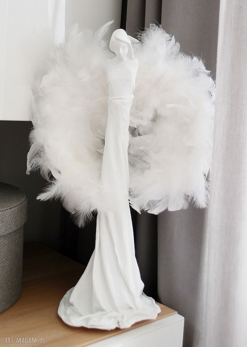 Anioł Miłości - ręcznie robiona dekoracja domu (ok. 40 cm)