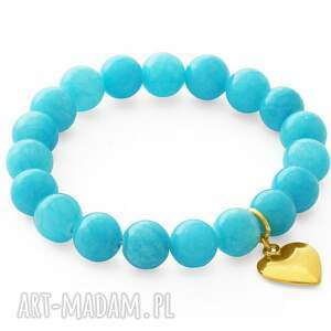 blue jade with heart pendant lavoga