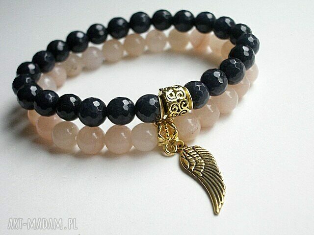 DUO DARK BLUE AND NUDE Hand Made