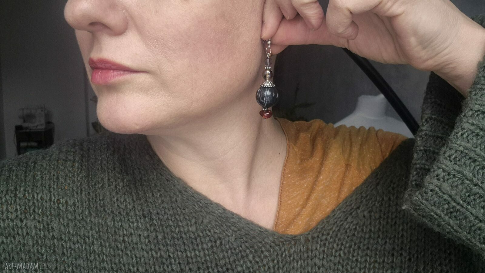 Kolczyki Minerały Box e1 - lekkie, kolorowe rękodzieło boho