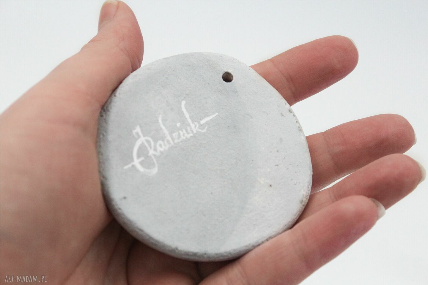 Mini ceramiczna paletka do farb - paleta malarska dla artysty