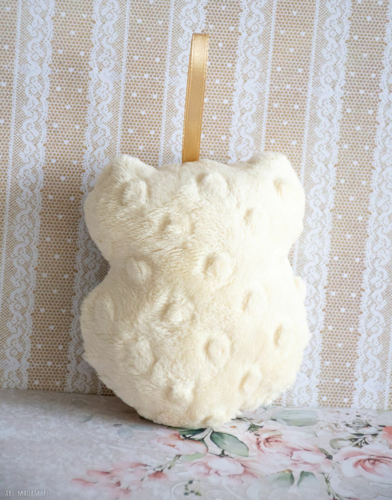 Mini sówka Zuzia - ręcznie szyta maskotka 10 cm
