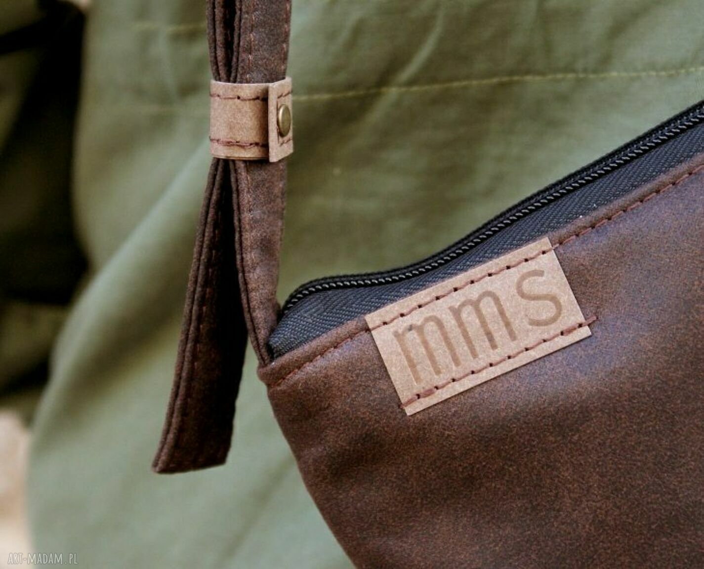 Mini vegan brąz Ręcznie zrobione
