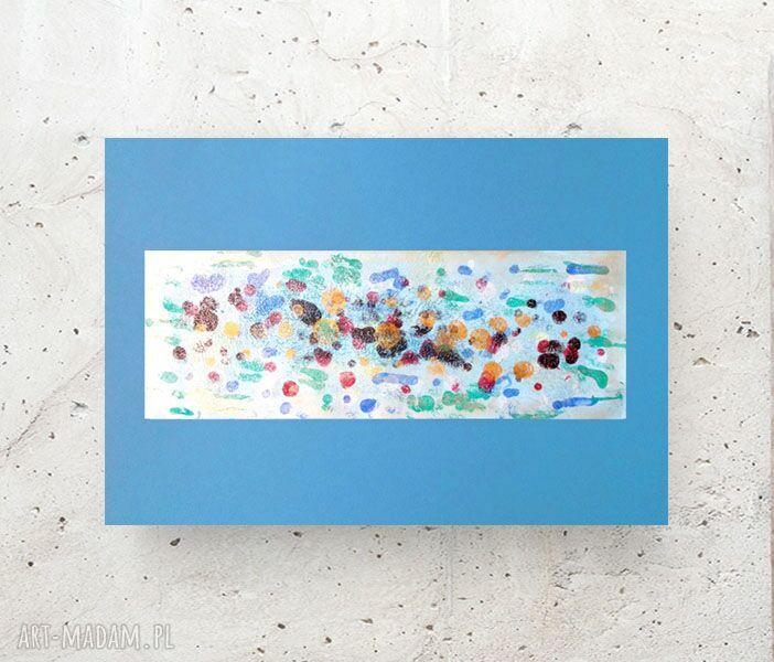 Minimalistyczna grafika na ścianę Annasko 30x40 - loftowa abstrakcja z złotymi akcentami