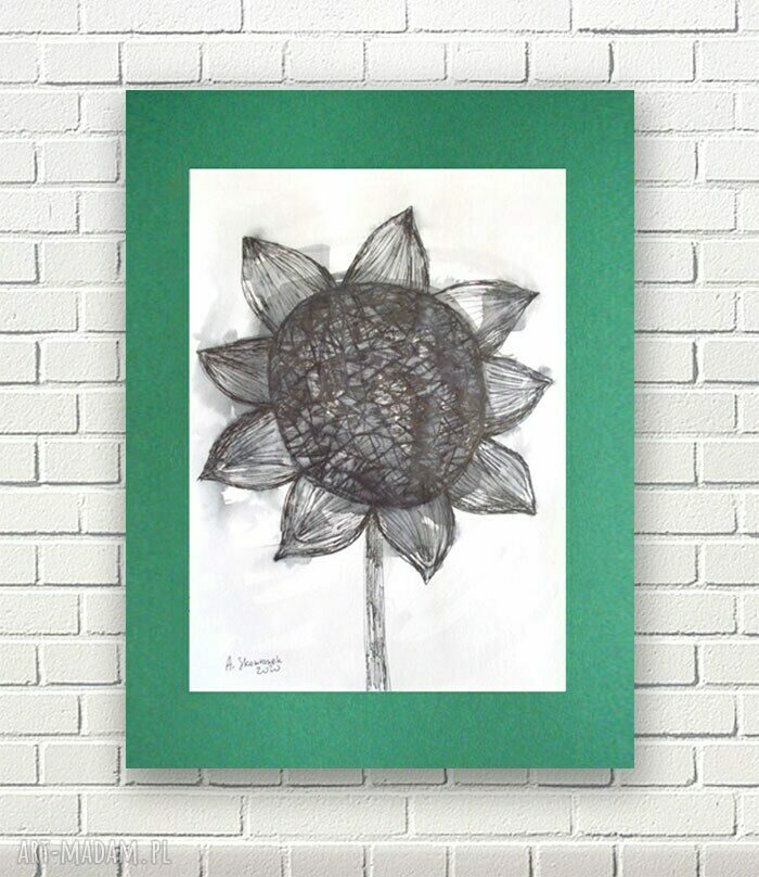 Grafika na ścianę 30x40 - minimalistyczny biało-czarny szkic