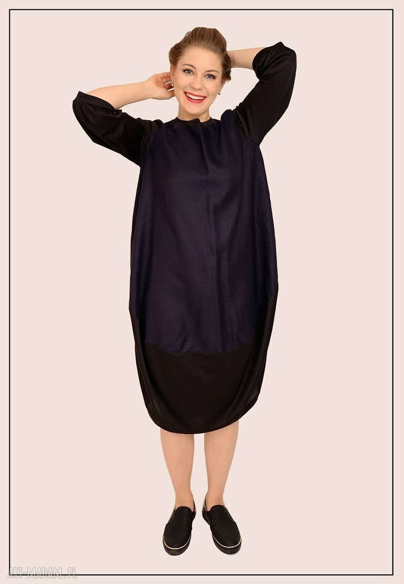 minimalistyczna sukienka oversize M