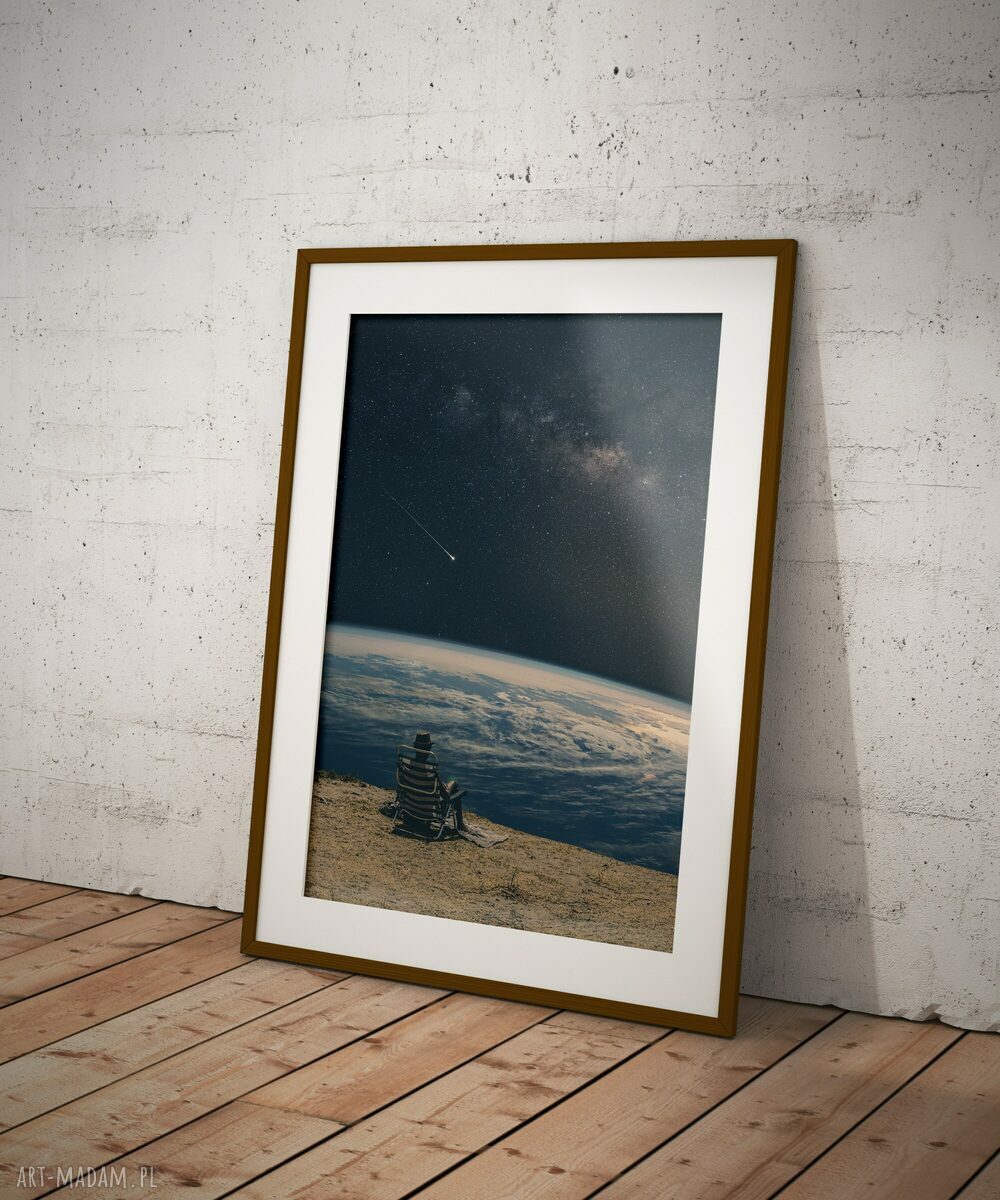 Plakat Outsider A3 29,7x42 cm - kosmos i wewnętrzna wolność