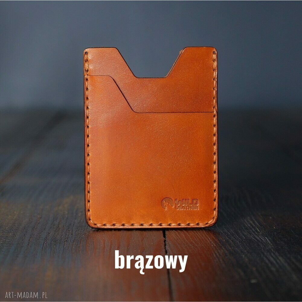 Minimalistyczny portfel skórzany męski