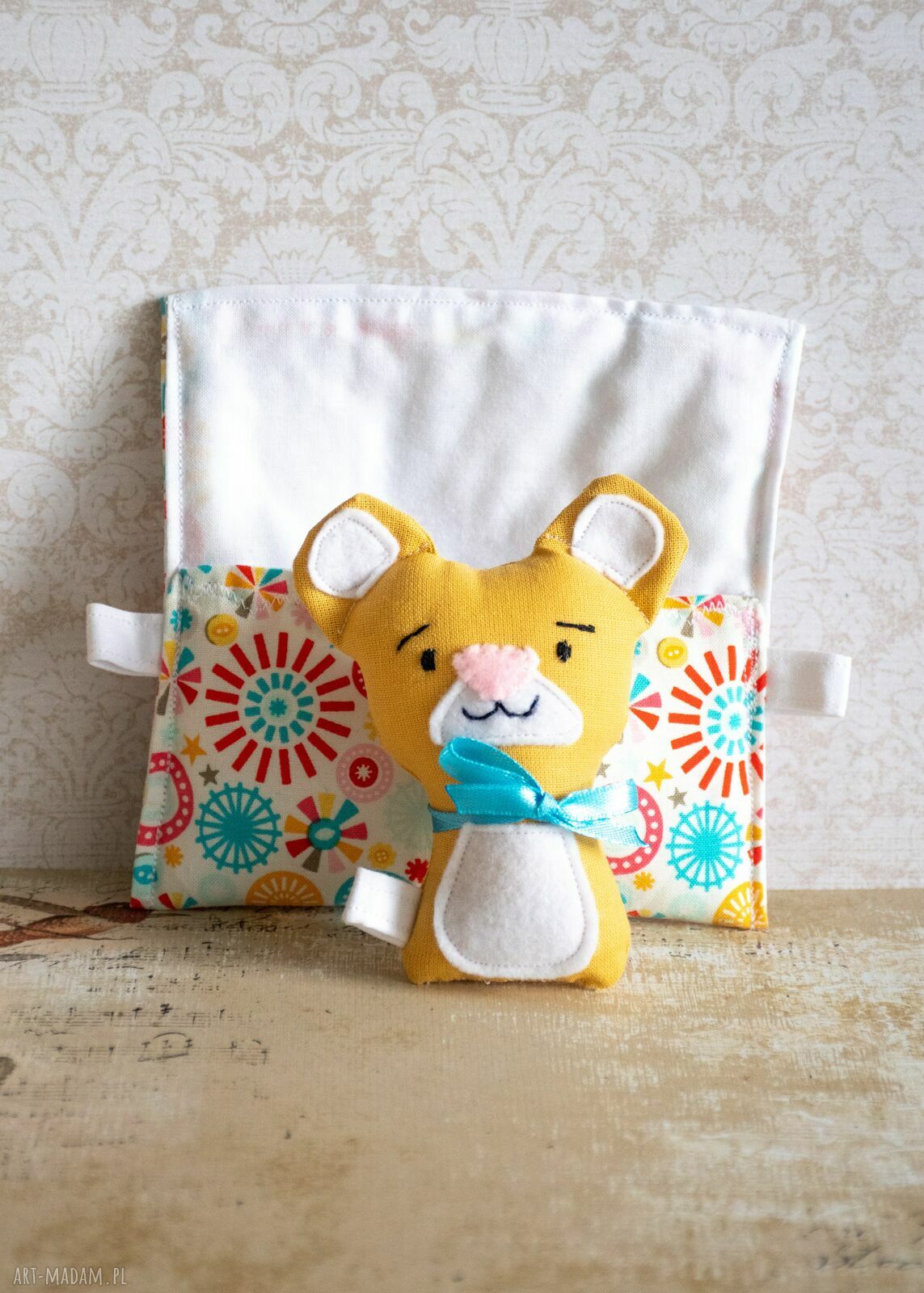 Minisie w śpiworku - Misiu miodowy mini miś 9 cm