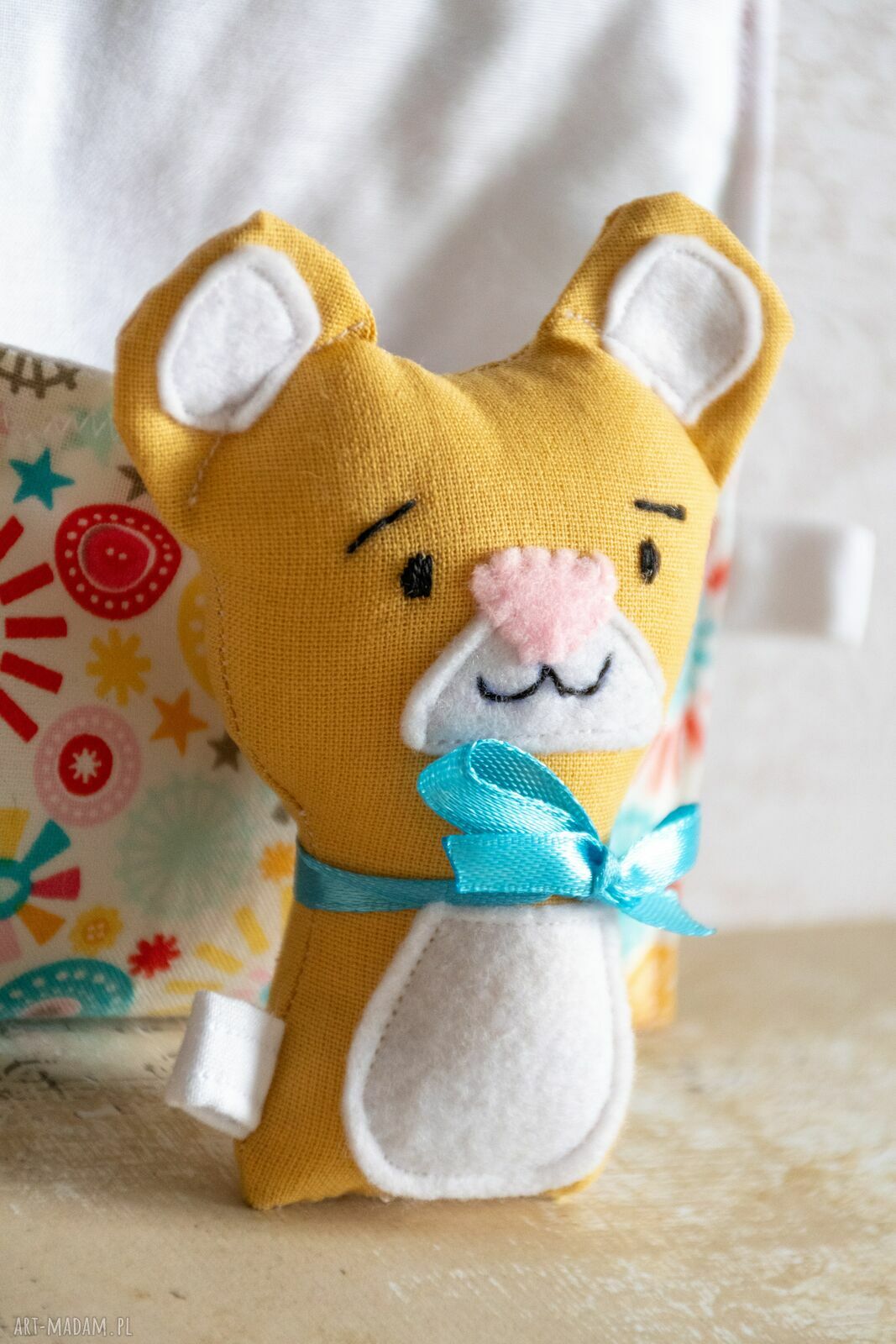 Minisie w śpiworku - Misiu miodowy (mini miś 9 cm)