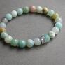 autorskie bransoletki mint /amazonite/