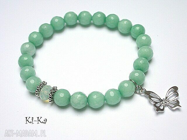 mint butterfly hand made