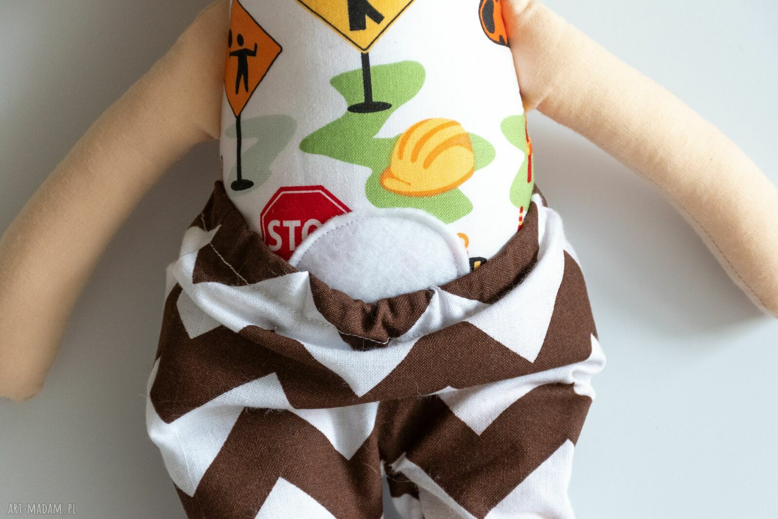 Miś duży Piotruś 44 cm - klasyczna maskotka handmade