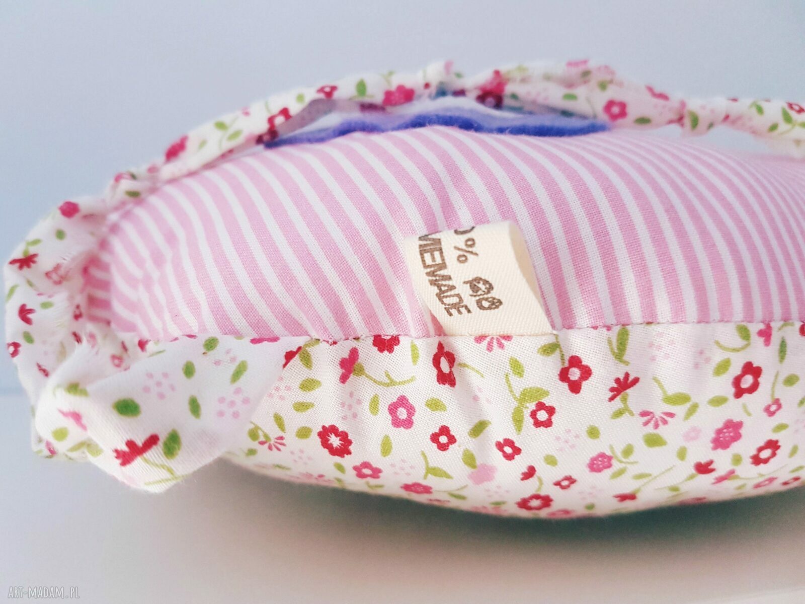 kotek dwustronny przytulaczek podusia handmade