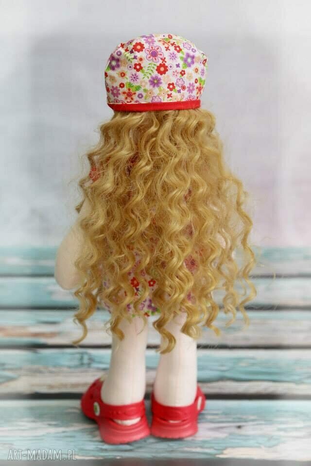 lalki: Lalka Klara samodzielnie stoi i siedzi Autorskie