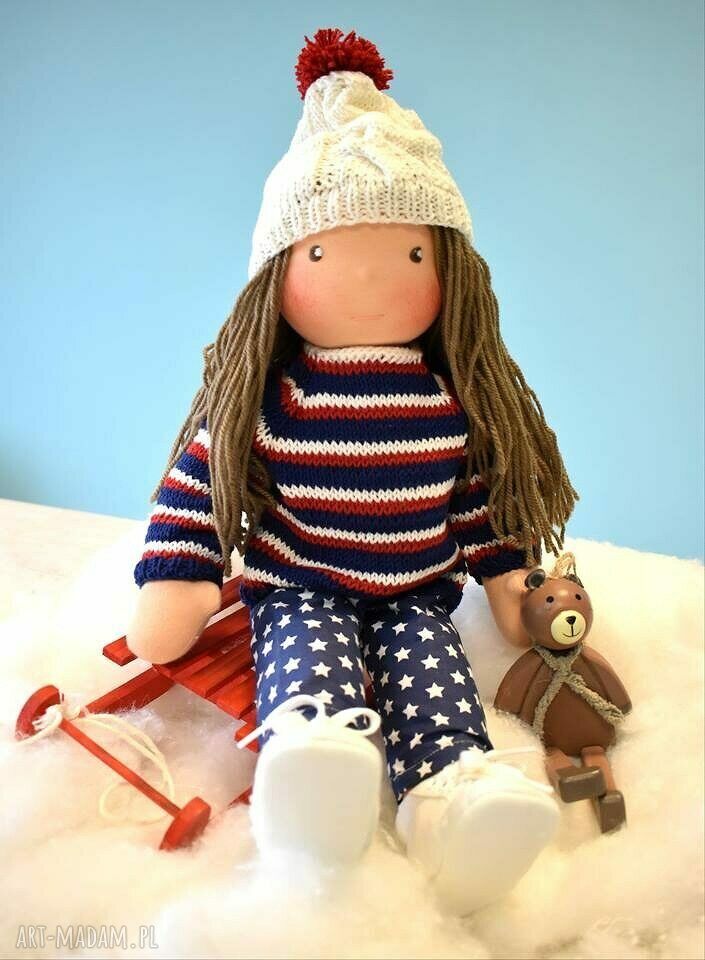 lalki: Lalka waldorfska Basia HandMade