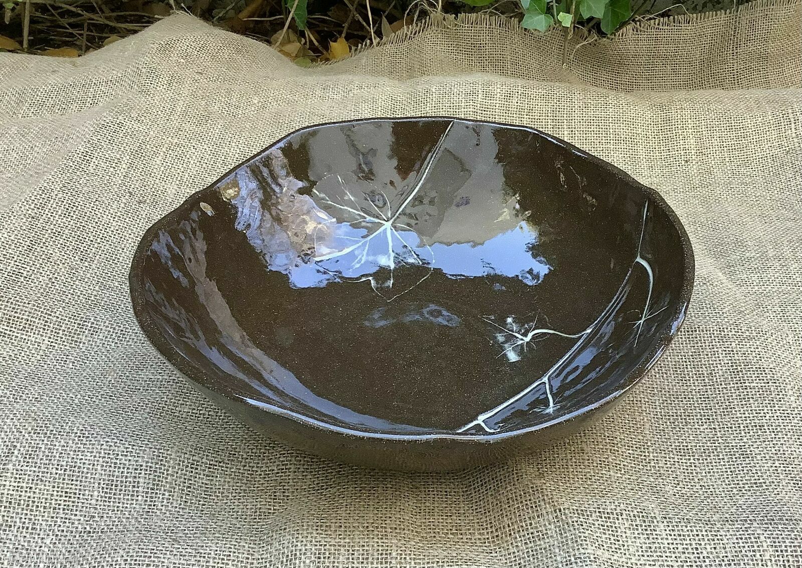 Misa „Błysk” - ceramiczna patera na owoce i orzechy