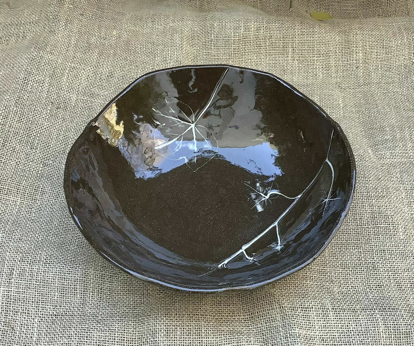 Misa „Błysk” - ceramiczna patera na owoce i orzechy