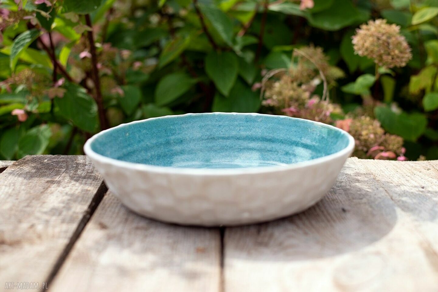 Głęboka misa Buddha Bowl 28 cm w kamiennym turkusie