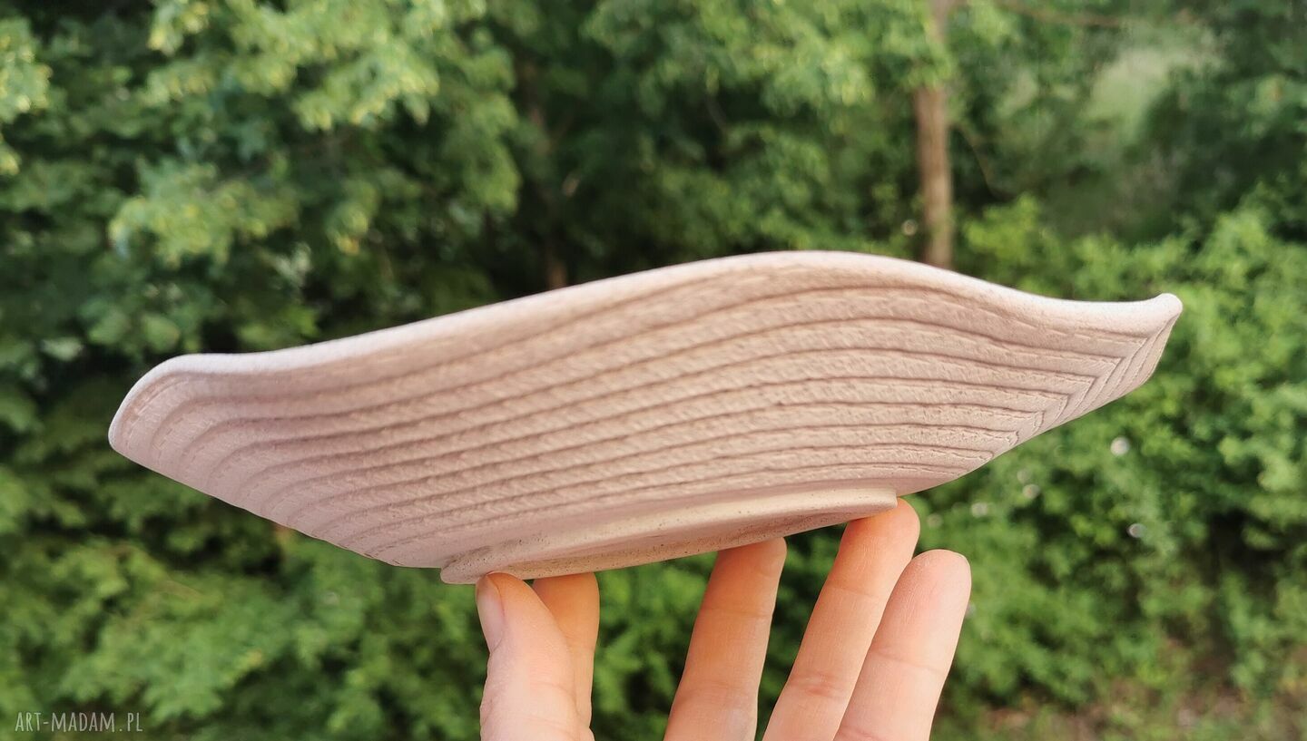 Ceramiczna misa Shiraja c259 - ręcznie wykonana z zielonym szkliwem