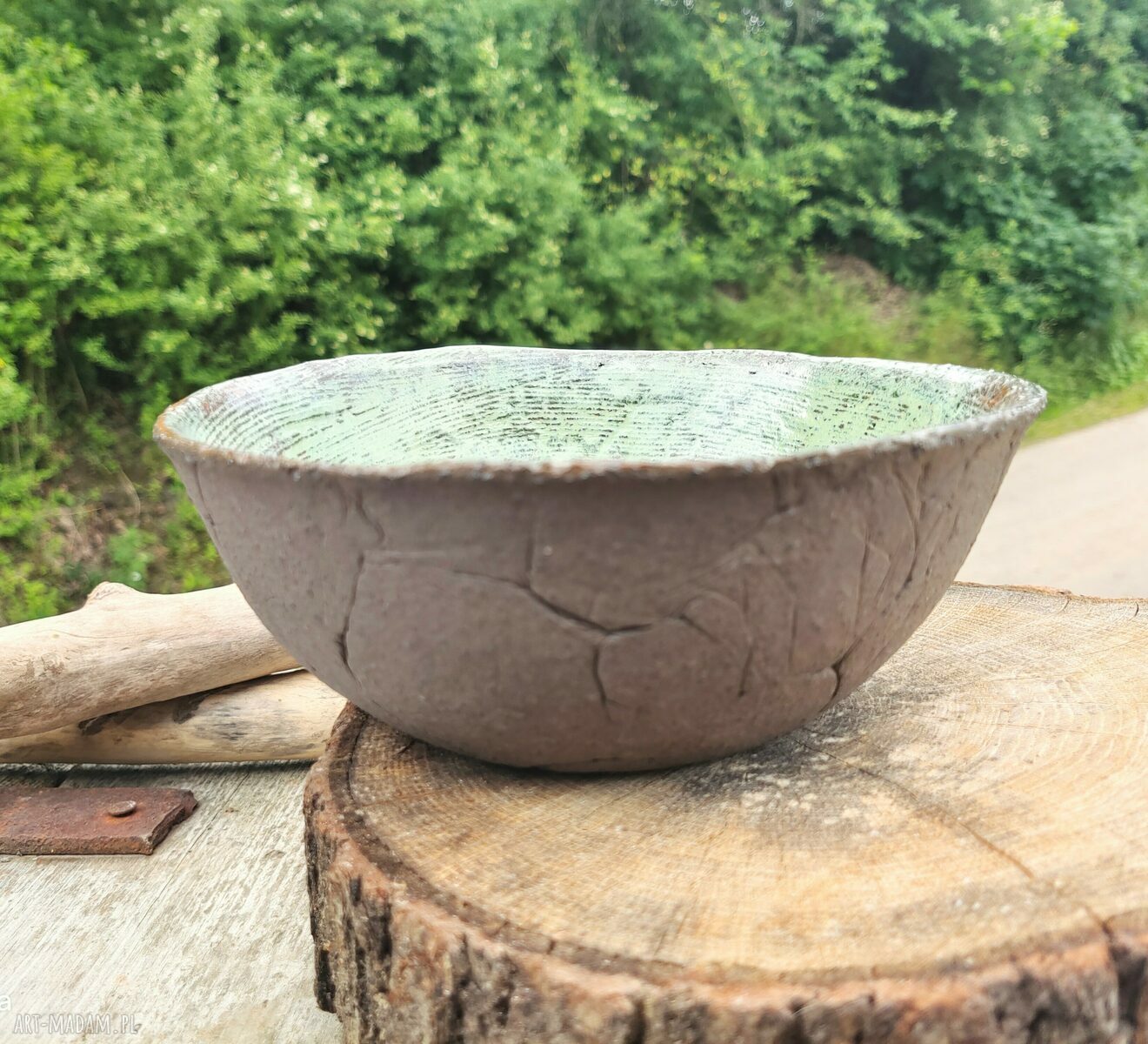 Misa ceramiczna Shiraja (C509) - rustykalna na owoce i przekąski