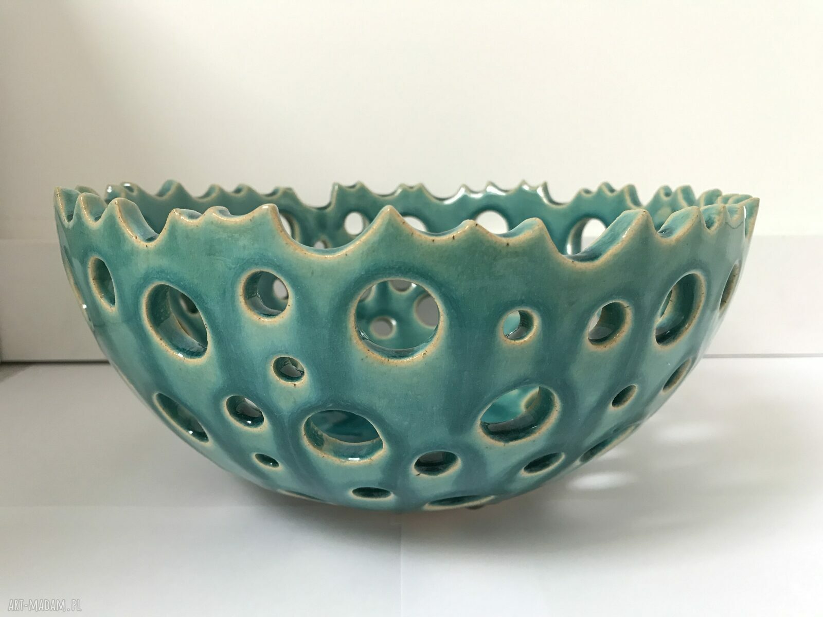 Misa ceramiczna dla pani Justyny - ręcznie robiona